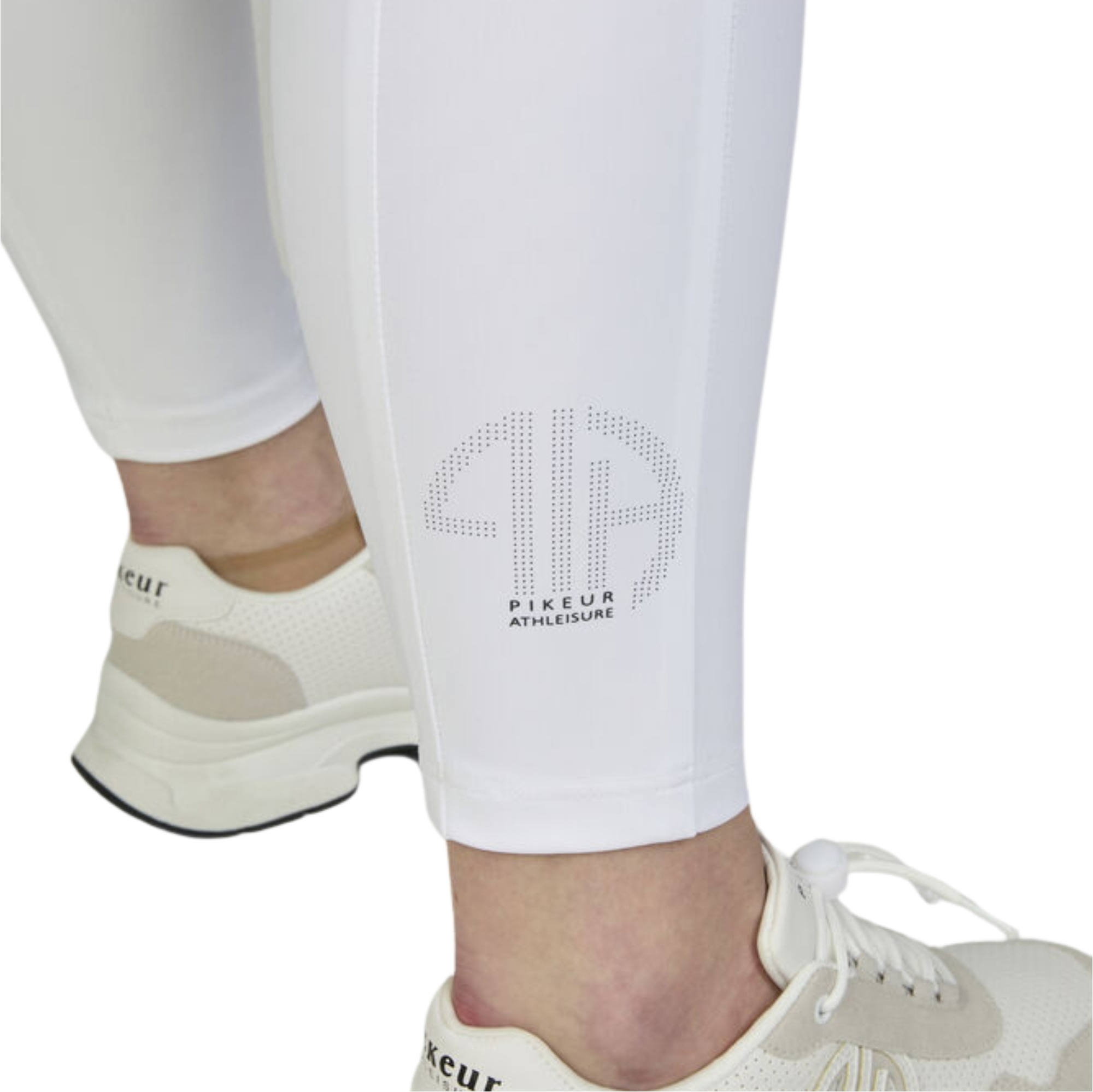 Pikeur Womens Amia Screen Print Knee Patch Breeches 246875 486 010 - White